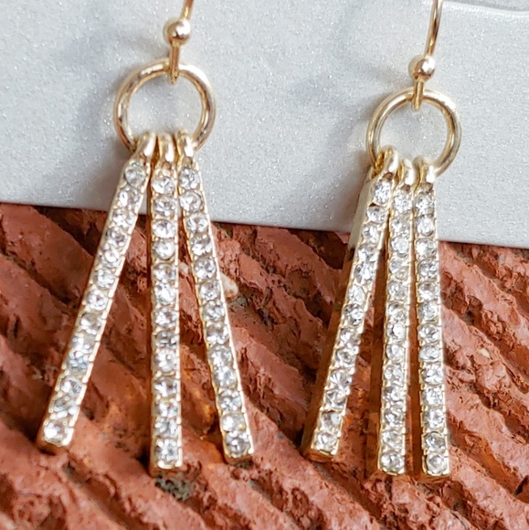 Lydell NYC Jewelry - Beautiful Pave Crystal Earrings